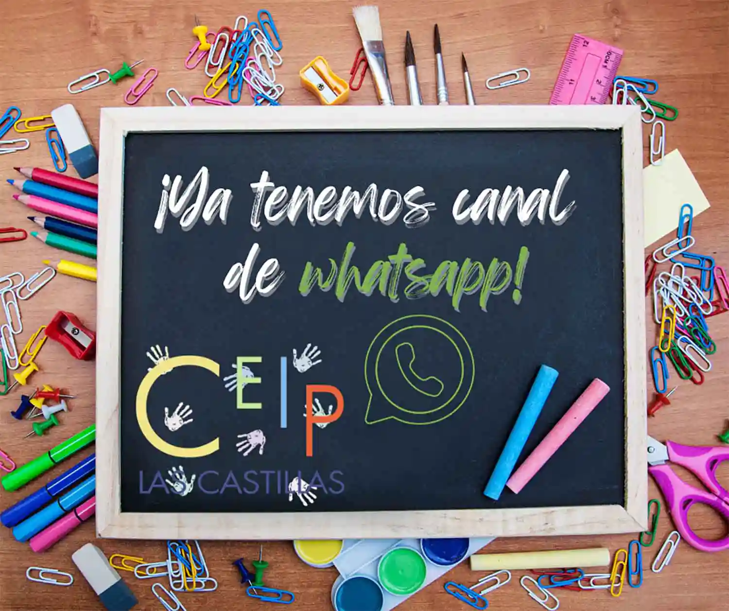Ya tenemos canal de WhatsApp