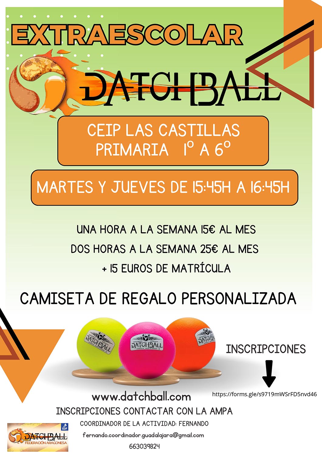 Nuevas Actividades Extraescolares