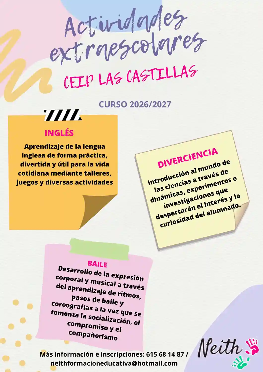 Extraescolares 2026-2027